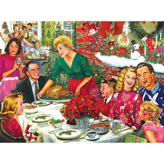 Foto 1 | Rompecabezas Roseart Back To The Past Christmas Dinner, 750 Unidades - Venta Internacional.