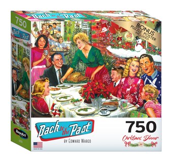 Foto 2 | Rompecabezas Roseart Back To The Past Christmas Dinner, 750 Unidades - Venta Internacional.