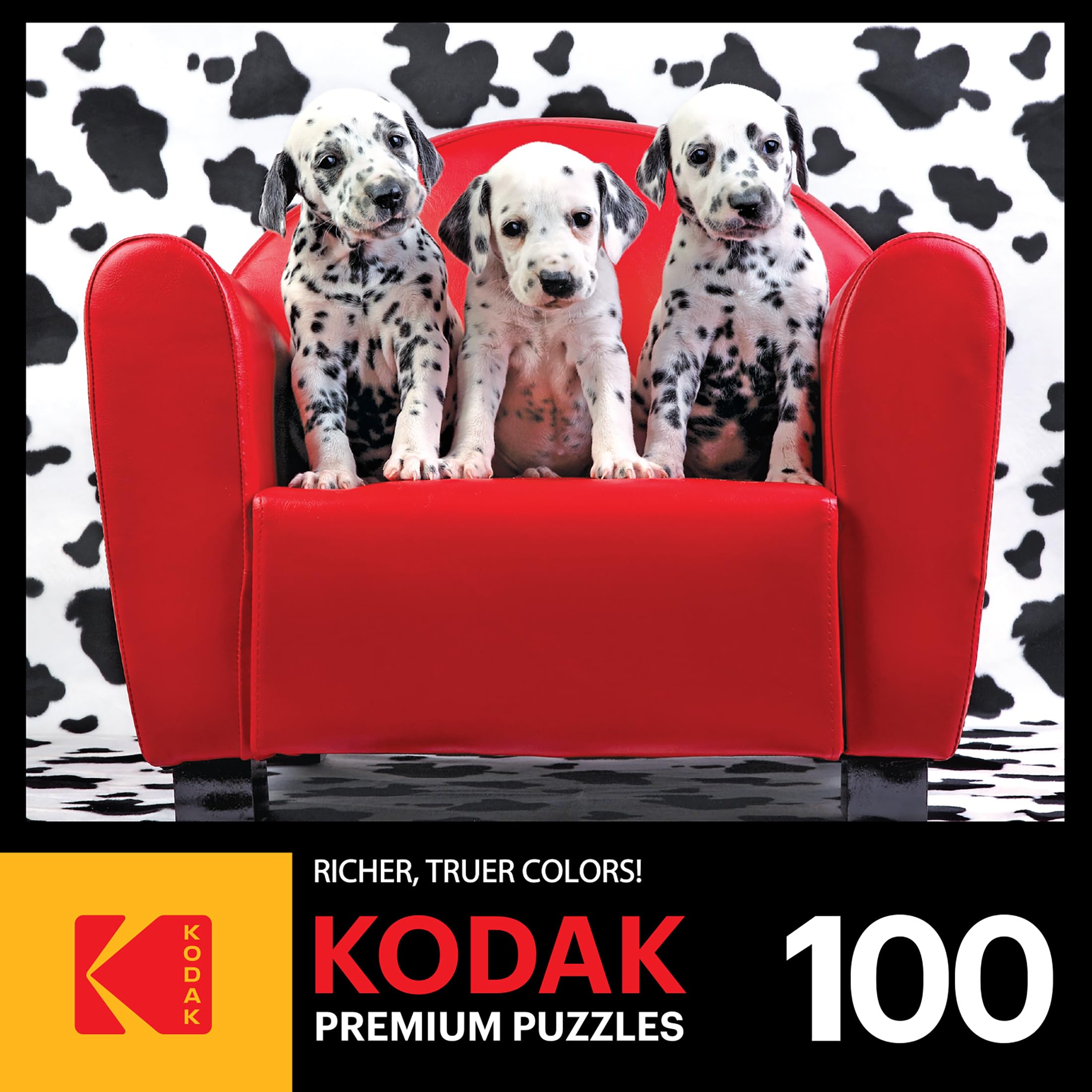 Foto 4 | Rompecabezas Roseart Kodak Premium Lots Of Spots, 100 Piezas - Venta Internacional.