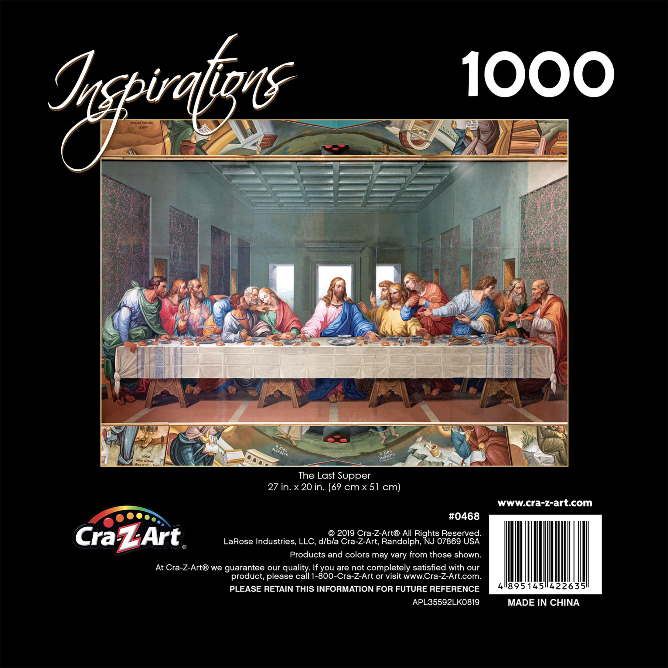 Foto 5 pulgar | Rompecabezas Roseart Inspirations Last Supper 1000 Piezas - Venta Internacional.