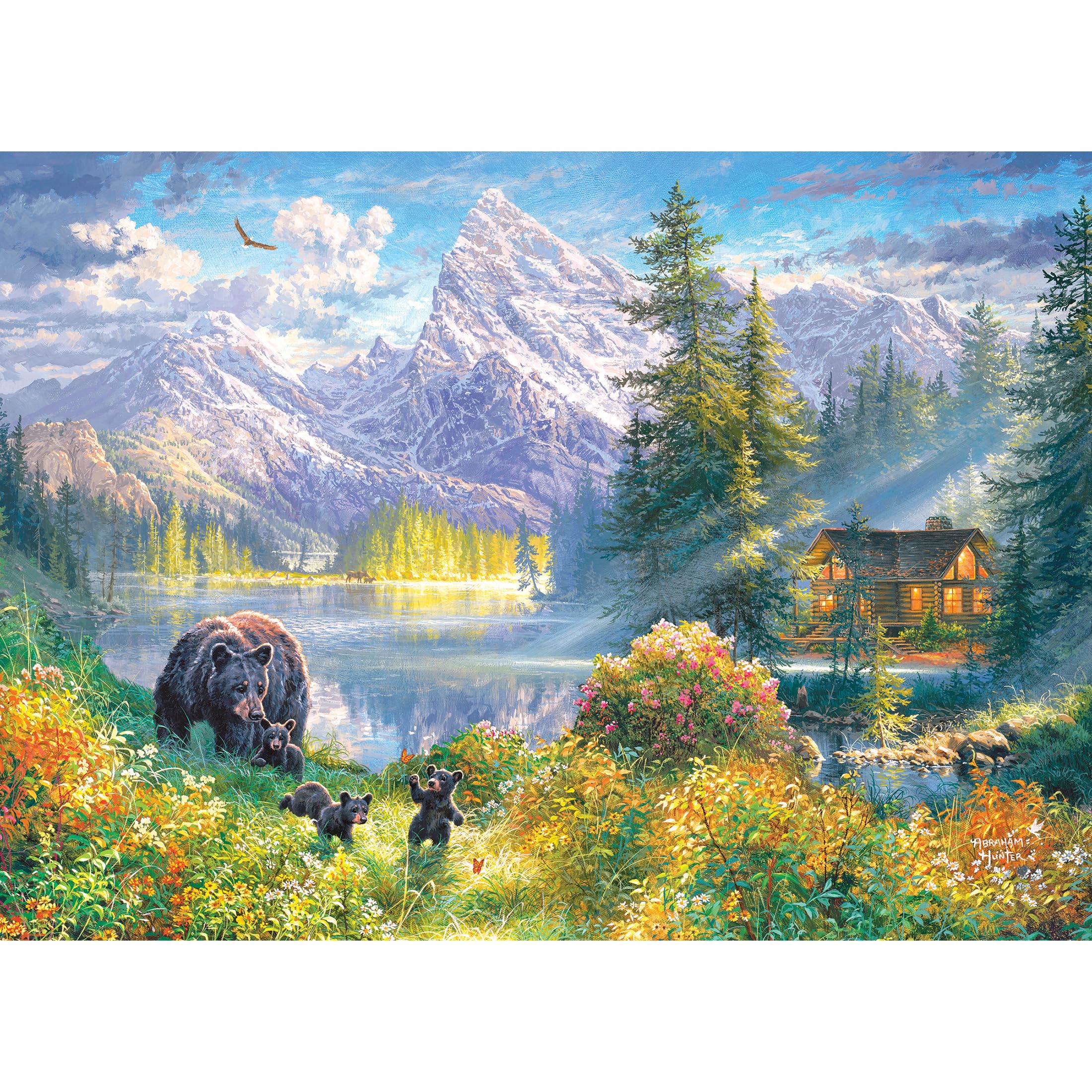 Foto 1 | Rompecabezas Roseart Abraham Hunter Mountain Morning, 1000 Unidades - Venta Internacional.