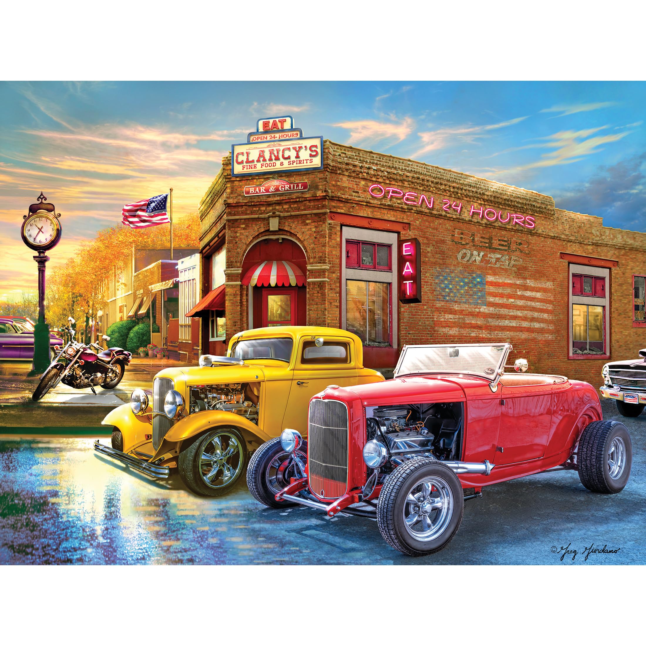 Foto 1 | Rompecabezas Roseart American Nostalgia American Grill 550 Piezas - Venta Internacional.