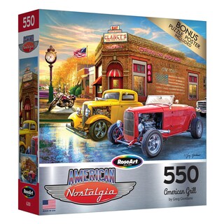 Foto 2 | Rompecabezas Roseart American Nostalgia American Grill 550 Piezas - Venta Internacional.