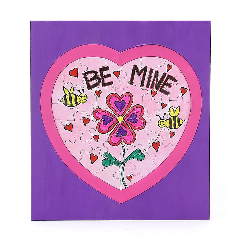 Foto 7 | Puzzle Hygloss Compoz-a-puzzle Con Forma De Corazón, 36 Piezas - Venta Internacional.