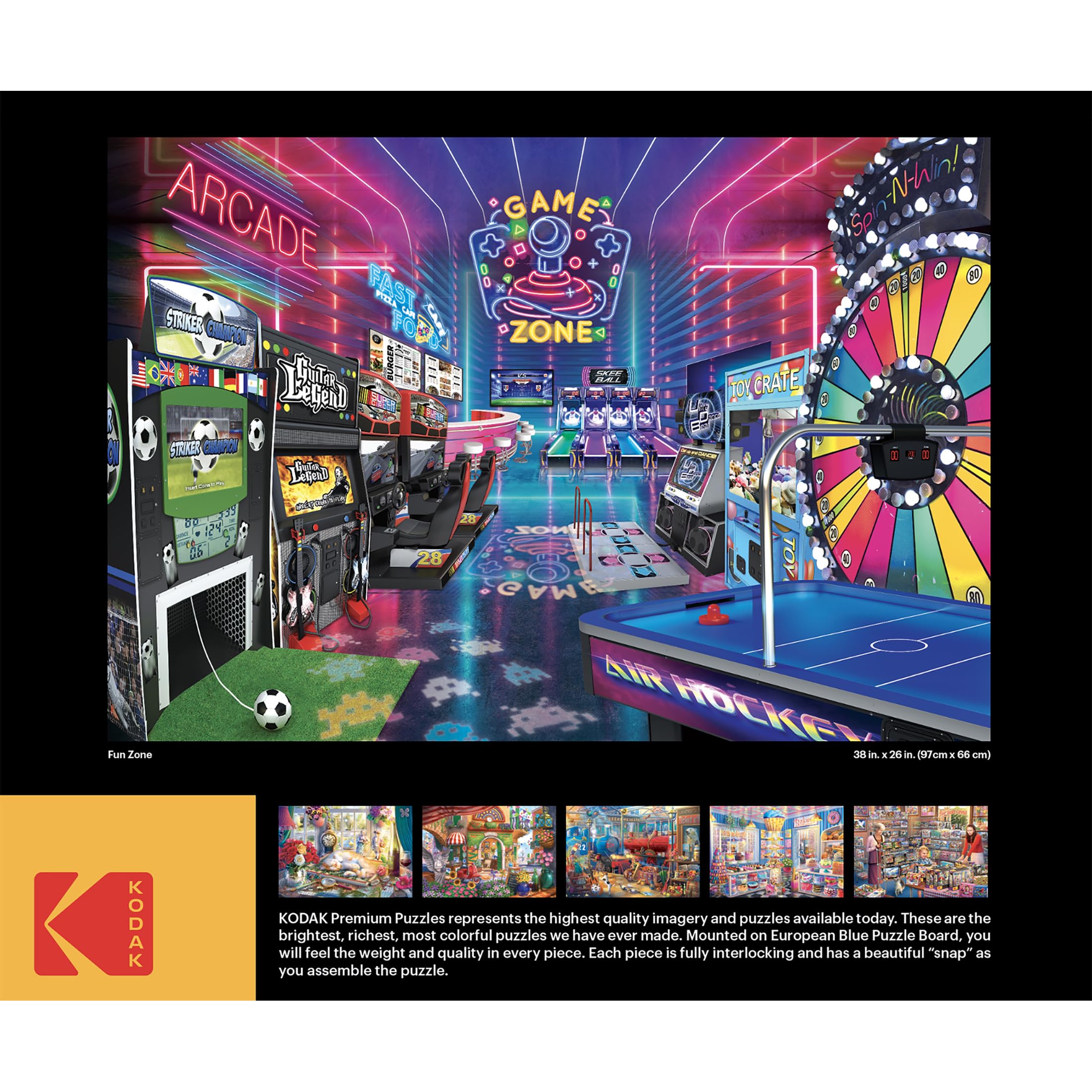 Foto 5 | Rompecabezas Roseart Kodak Collector Fun Zone De 2000 Piezas - Venta Internacional.