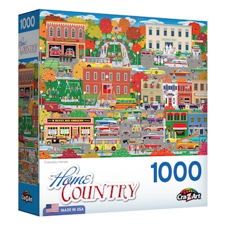 Foto 2 | Rompecabezas Roseart Home Country Everyday Heroes 1000 Piezas - Venta Internacional.