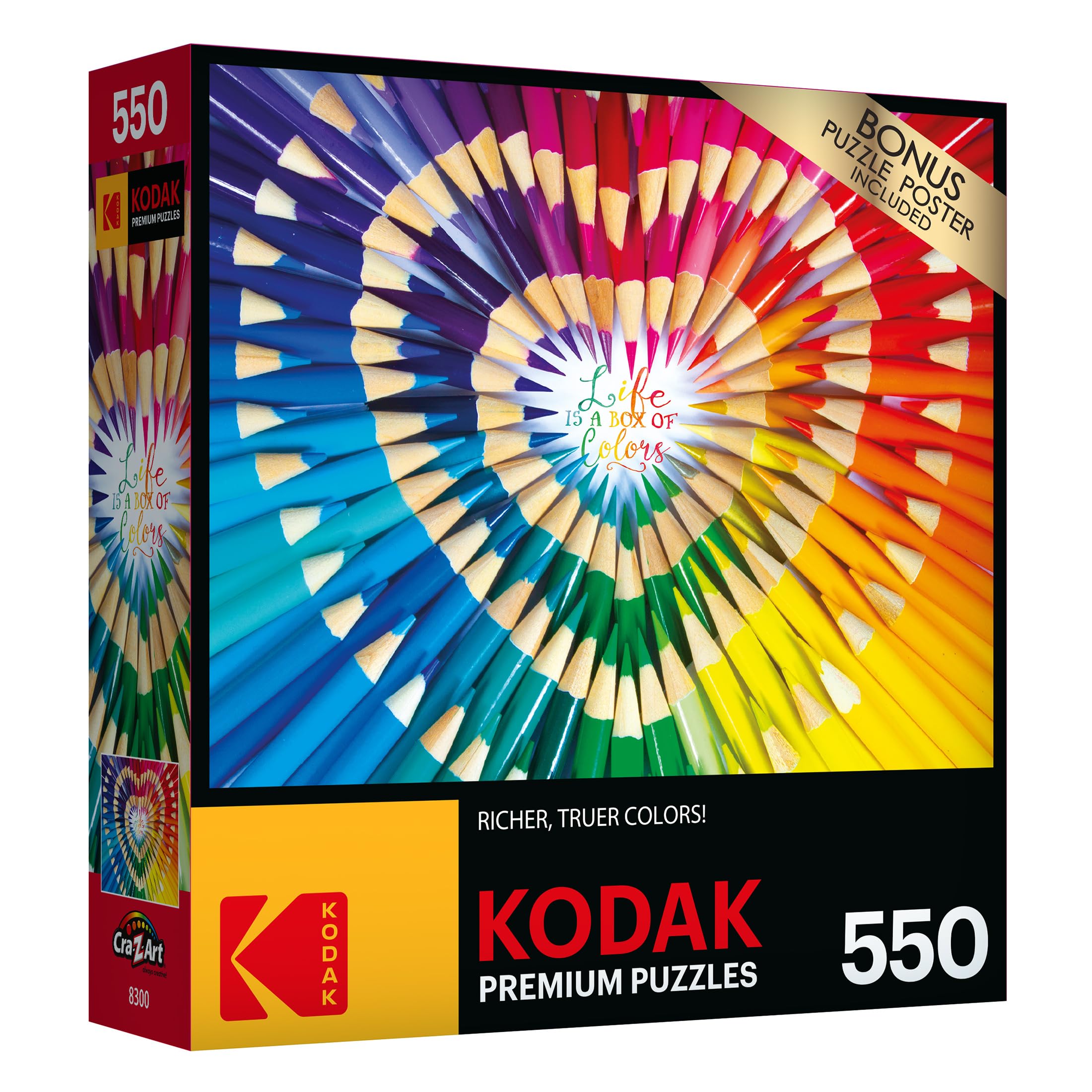 Foto 3 pulgar | Rompecabezas Roseart Kodak Premium Life, Caja De Colores, 550 Unidades - Venta Internacional.