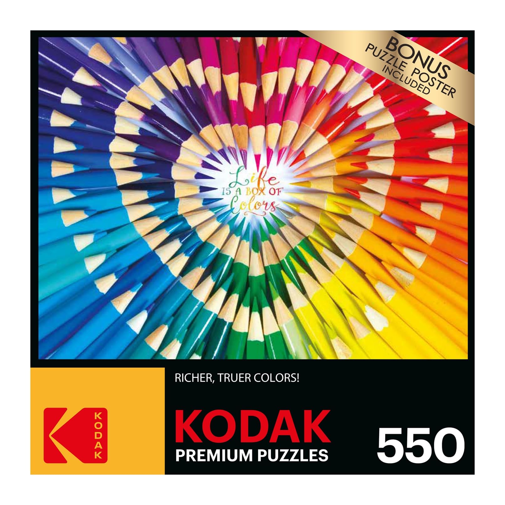 Foto 5 pulgar | Rompecabezas Roseart Kodak Premium Life, Caja De Colores, 550 Unidades - Venta Internacional.