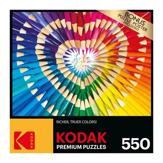 Foto 4 | Rompecabezas Roseart Kodak Premium Life, Caja De Colores, 550 Unidades - Venta Internacional.