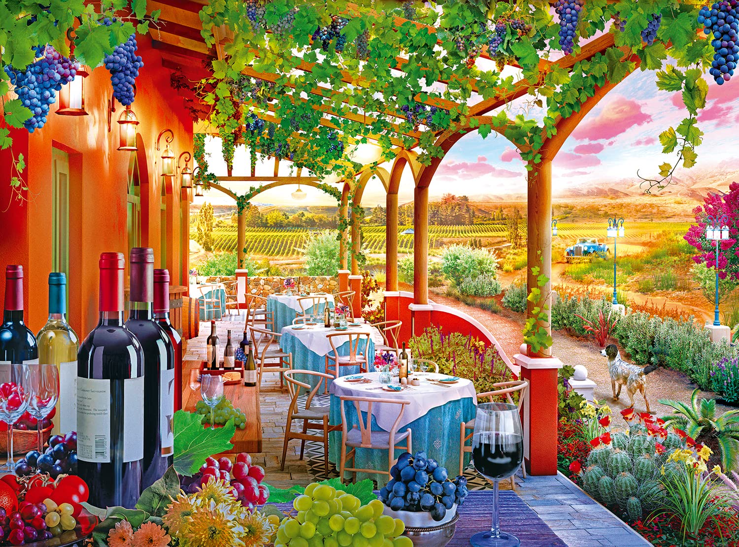 Foto 2 pulgar | Rompecabezas Roseart Kodak Premium Cork Wine Country, 1000 Unidades - Venta Internacional.