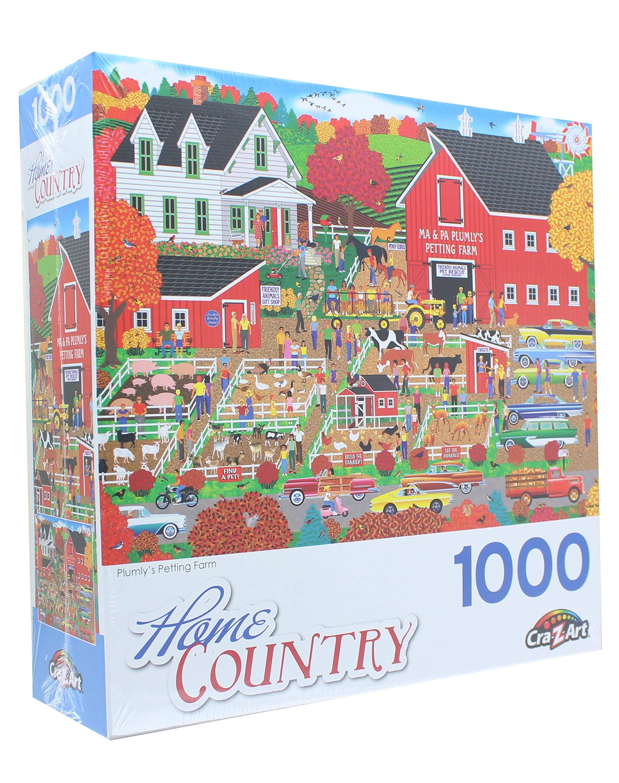 Foto 3 pulgar | Rompecabezas Roseart Home Country Plumly's Petting Farm, 1000 Piezas - Venta Internacional.