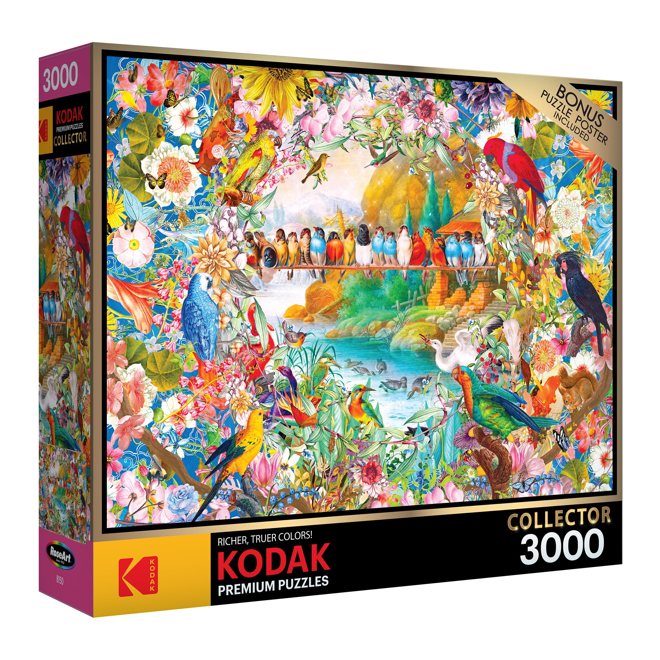 Foto 3 pulgar | Rompecabezas Roseart Kodak Premium Birdsong 3000 Piezas - Venta Internacional.
