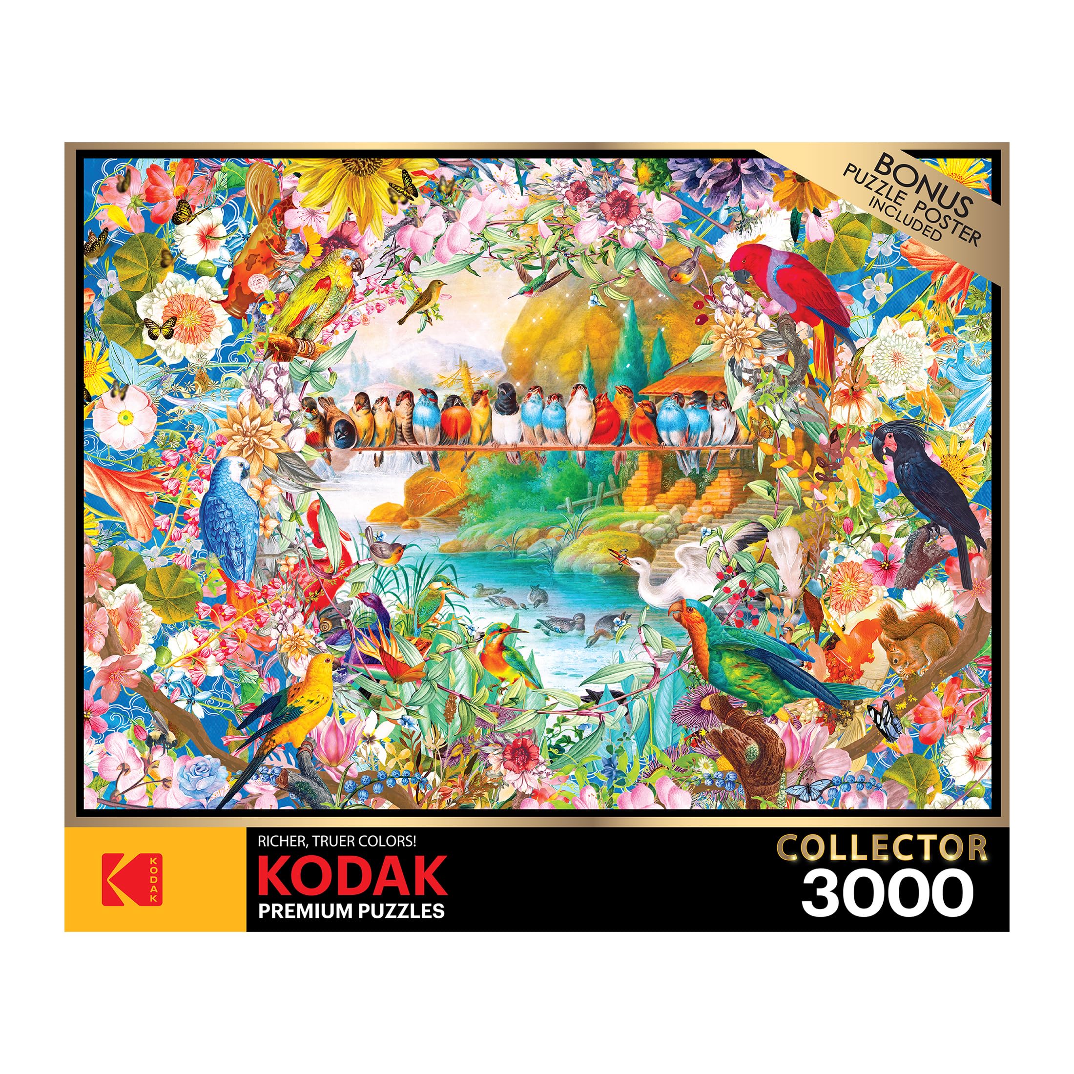 Foto 5 pulgar | Rompecabezas Roseart Kodak Premium Birdsong 3000 Piezas - Venta Internacional.
