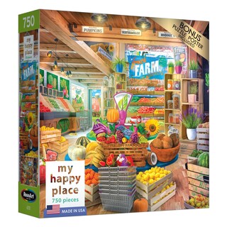 Foto 2 | Rompecabezas Roseart My Happy Place Organic Fresh Market - Venta Internacional.