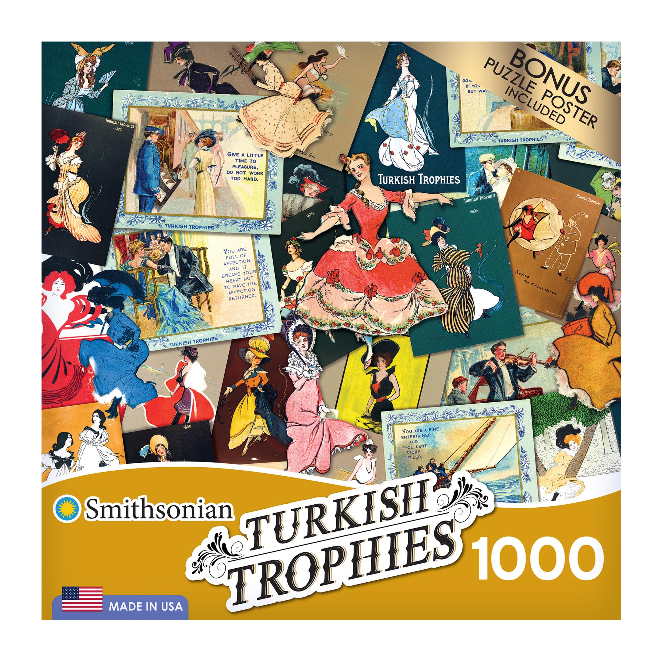 Foto 4 | Rompecabezas Roseart Smithsonian Con Trofeos Turcos, 1000 Unidades - Venta Internacional.