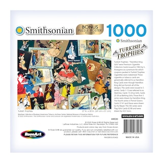 Foto 5 | Rompecabezas Roseart Smithsonian Con Trofeos Turcos, 1000 Unidades - Venta Internacional.