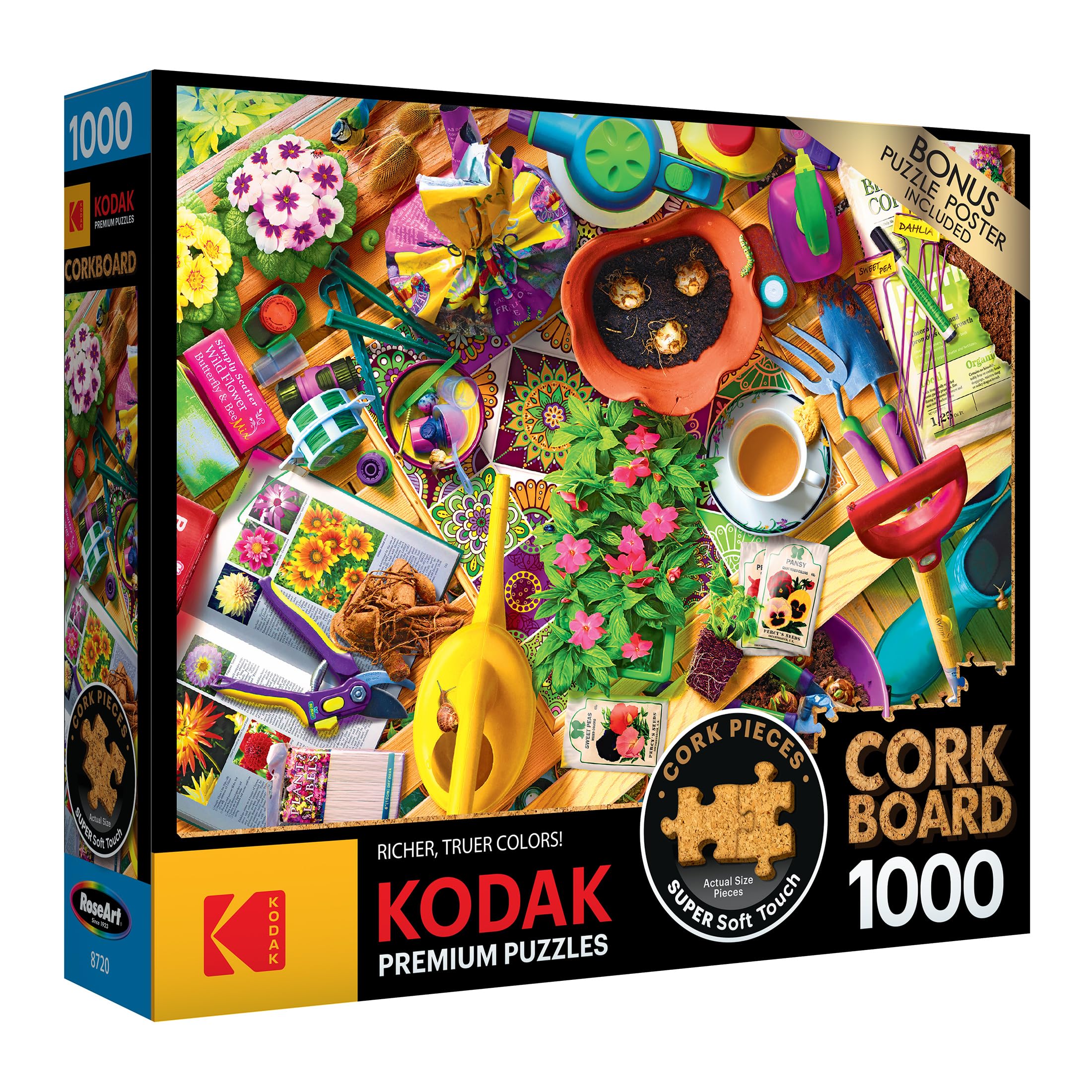 Foto 2 | Rompecabezas Roseart Kodak Premium Cork 1000 Piezas Para Adultos - Venta Internacional.