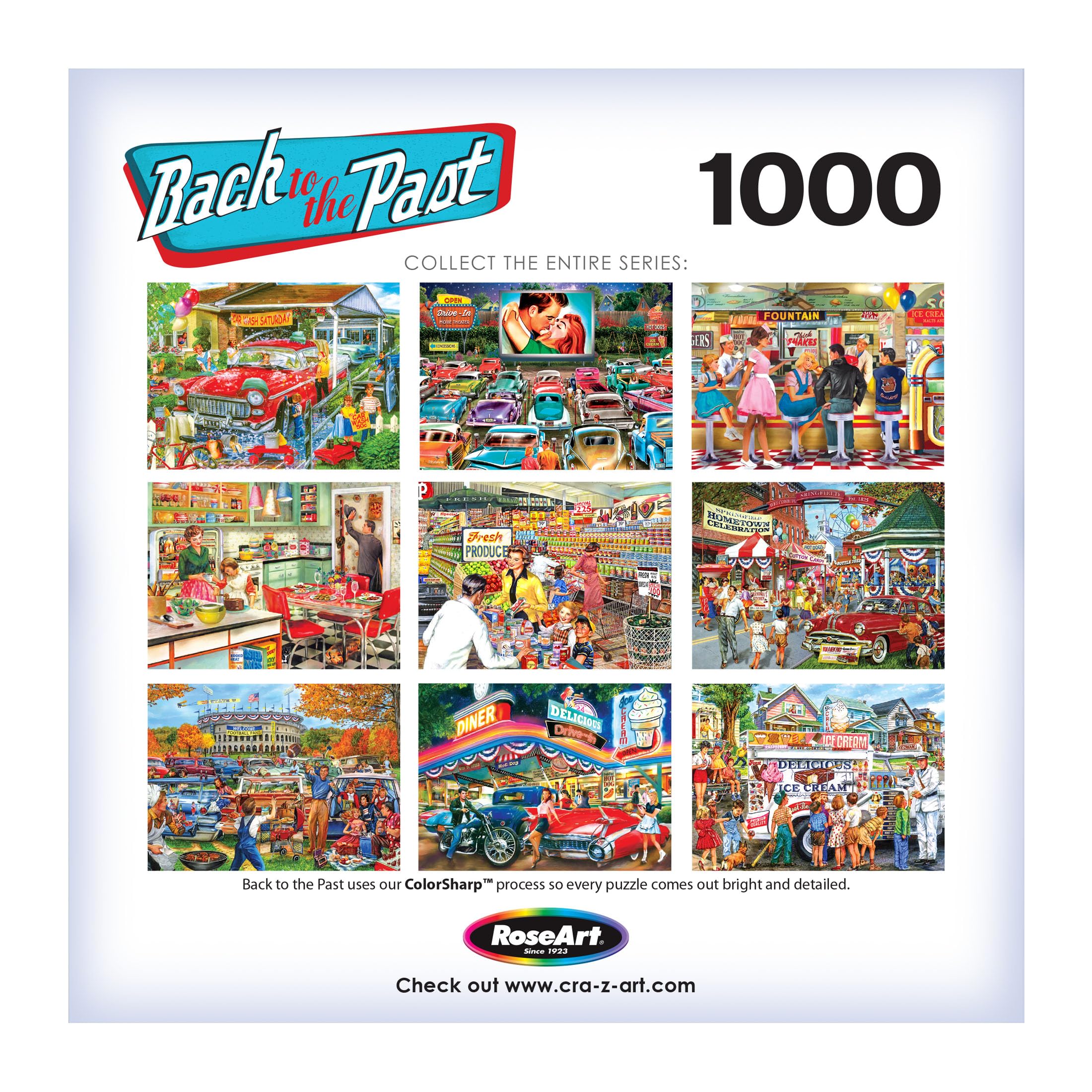 Foto 6 pulgar | Rompecabezas Roseart Back To The Past Tailgating Fun 1000 Piezas - Venta Internacional.