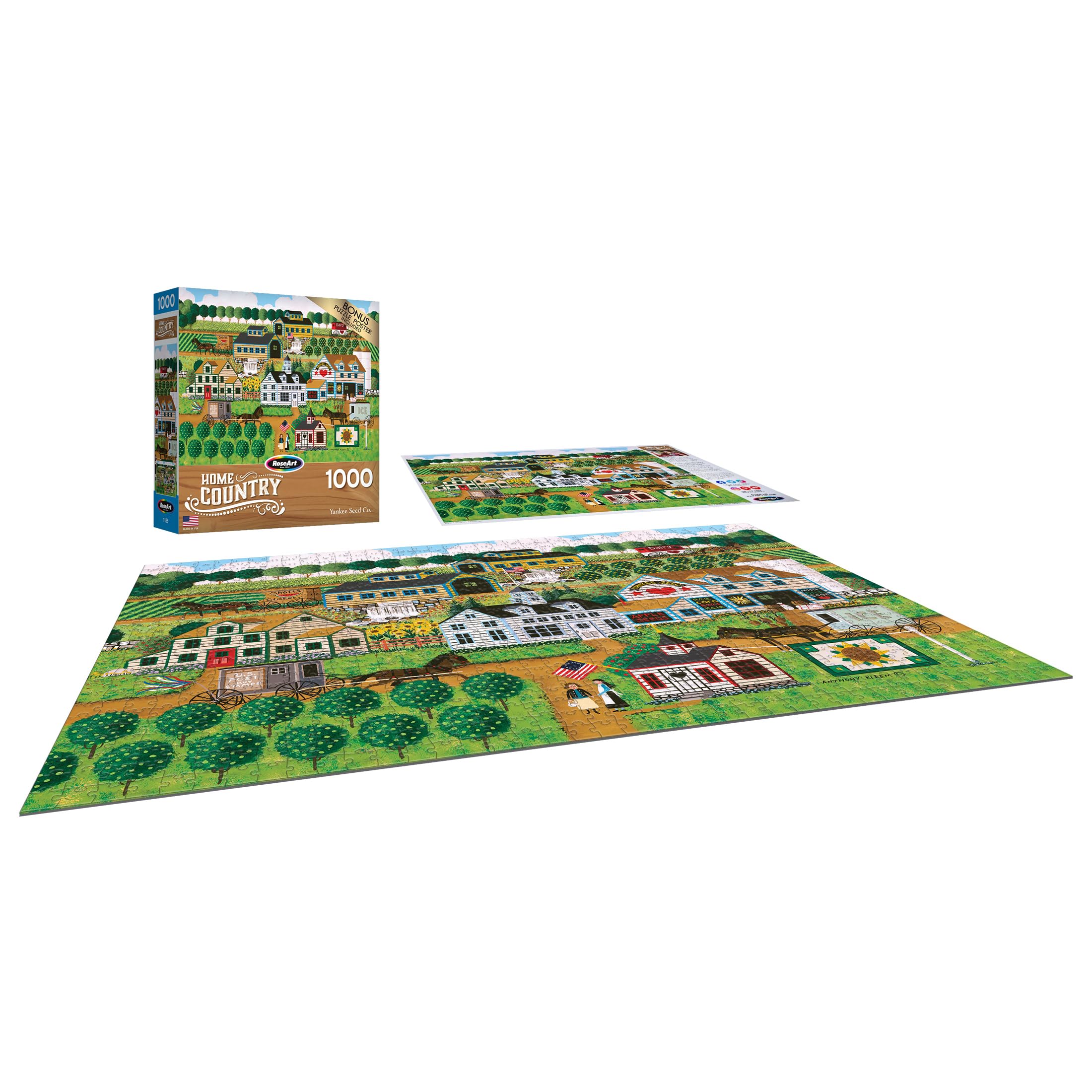 Foto 4 pulgar | Rompecabezas Roseart Home Country Yankee Seed Co 1000 Piezas - Venta Internacional.