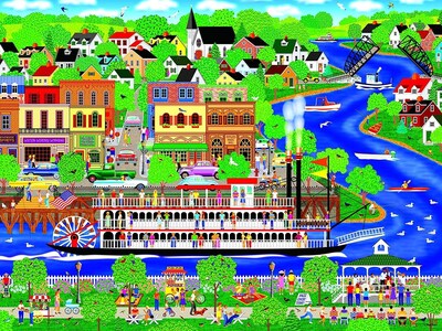 Foto 1 | Rompecabezas Roseart Home Country Lady Of The River 1000 Piezas - Venta Internacional.