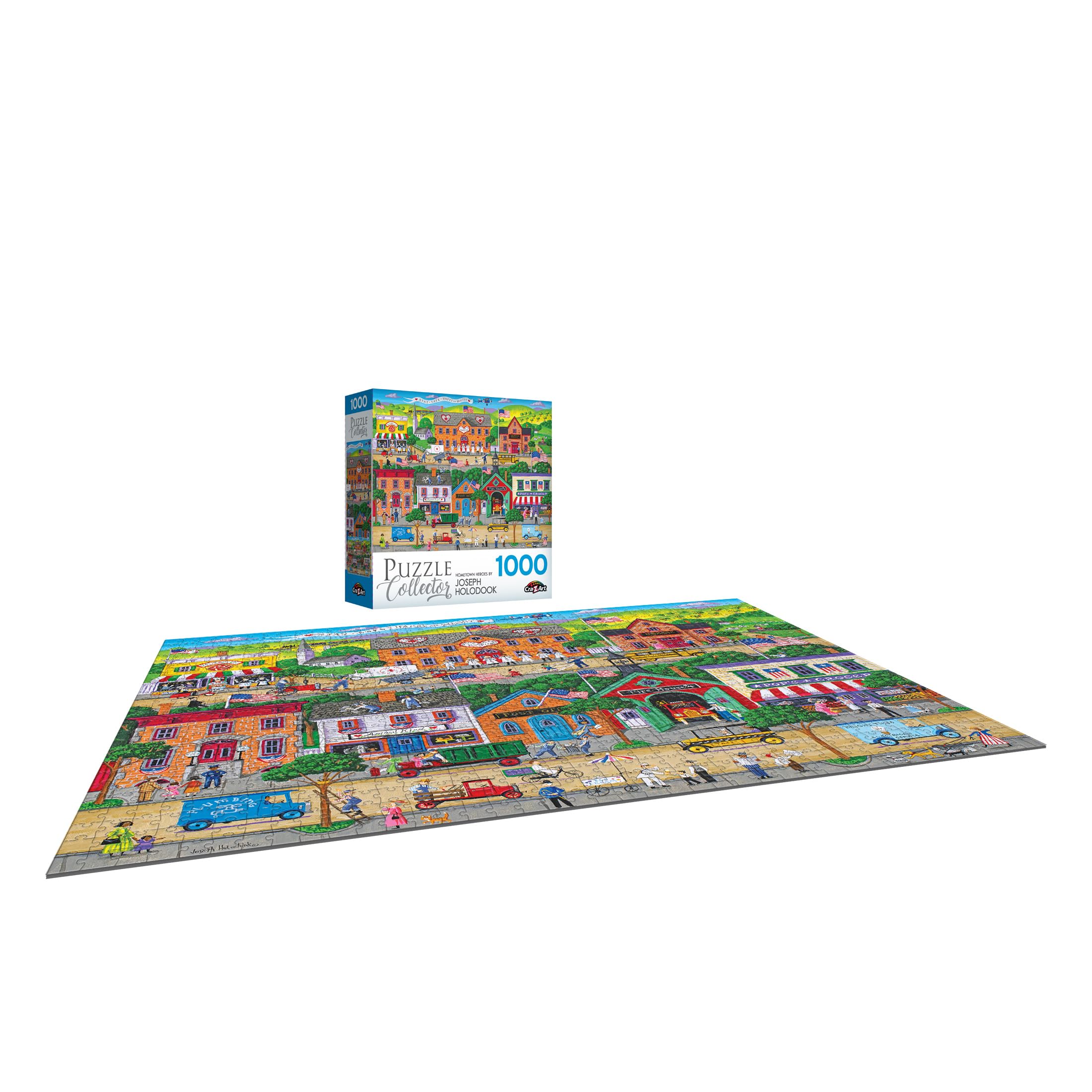 Foto 4 pulgar | Rompecabezas Roseart Puzzle Collector Hometown Heroes 1000 Piezas - Venta Internacional.