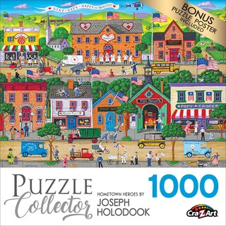 Foto 4 | Rompecabezas Roseart Puzzle Collector Hometown Heroes 1000 Piezas - Venta Internacional.