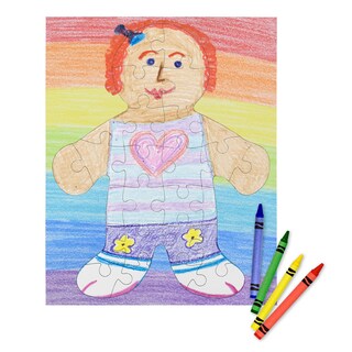 Foto 5 | Blank Puzzles Hygloss Con Forma De Persona, 8,5 X 10,5 Cm, 6 Rompecabezas - Venta Internacional.