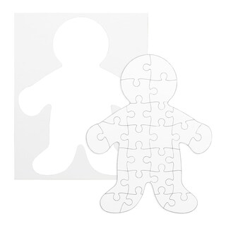 Foto 7 | Blank Puzzles Hygloss Con Forma De Persona, 8,5 X 10,5 Cm, 6 Rompecabezas - Venta Internacional.