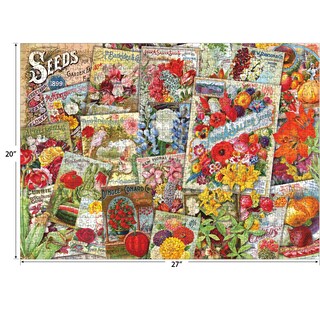 Foto 3 | Rompecabezas Roseart Smithsonian, Paquetes De Semillas Vintage, 1000 Unidades - Venta Internacional.