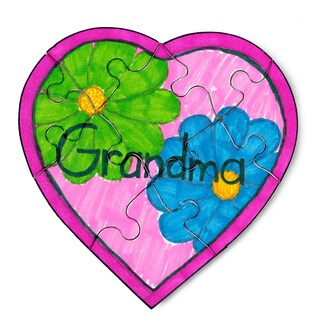 Foto 7 | Rompecabezas Blank Hygloss Con Forma De Corazón, 6 X 8 Cm, Para San Valentín, 6 Rompecabezas - Venta Internacional.
