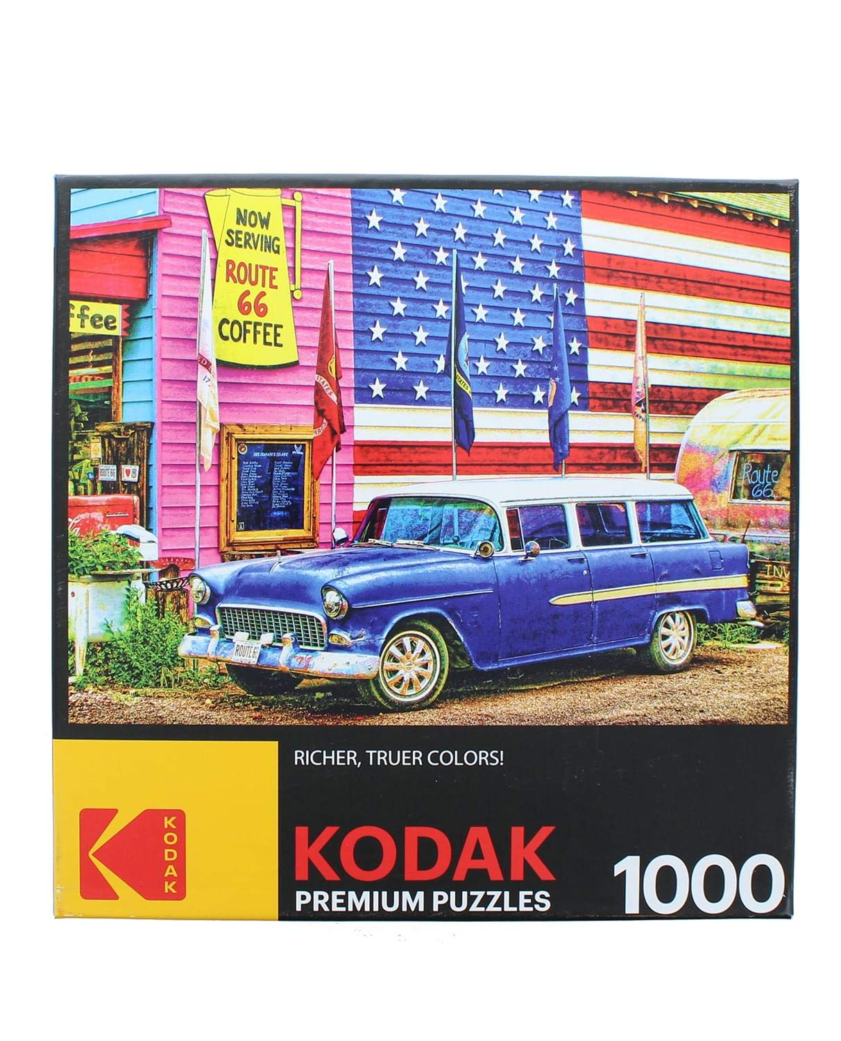 Foto 1 | Rompecabezas Roseart Kodak Premium Route 66 1000 Piezas - Venta Internacional.