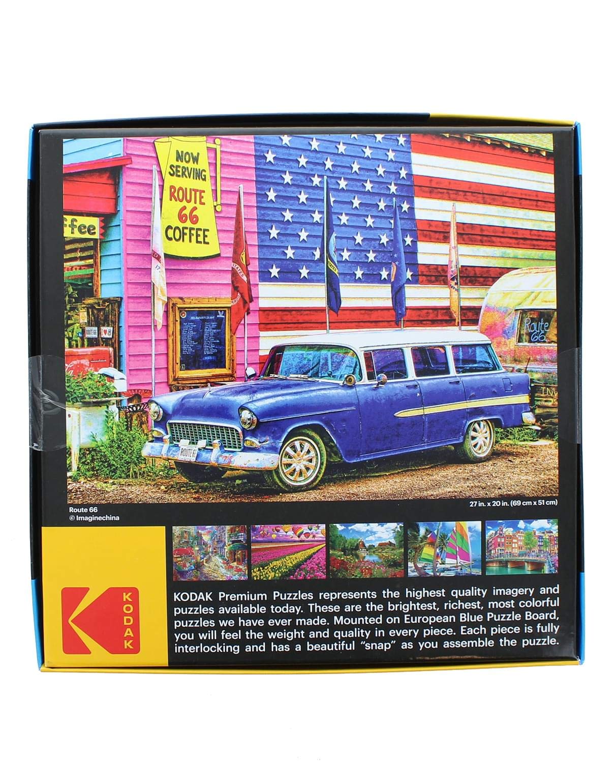 Foto 3 | Rompecabezas Roseart Kodak Premium Route 66 1000 Piezas - Venta Internacional.