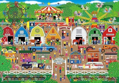 Foto 1 | Rompecabezas Roseart Home Country Farm County Fair 1000 Piezas - Venta Internacional.