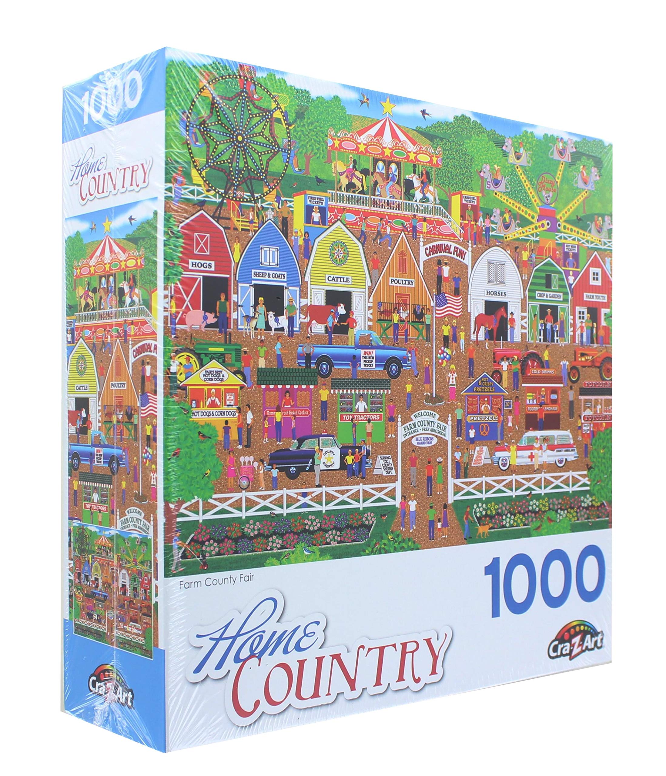 Foto 3 | Rompecabezas Roseart Home Country Farm County Fair 1000 Piezas - Venta Internacional.