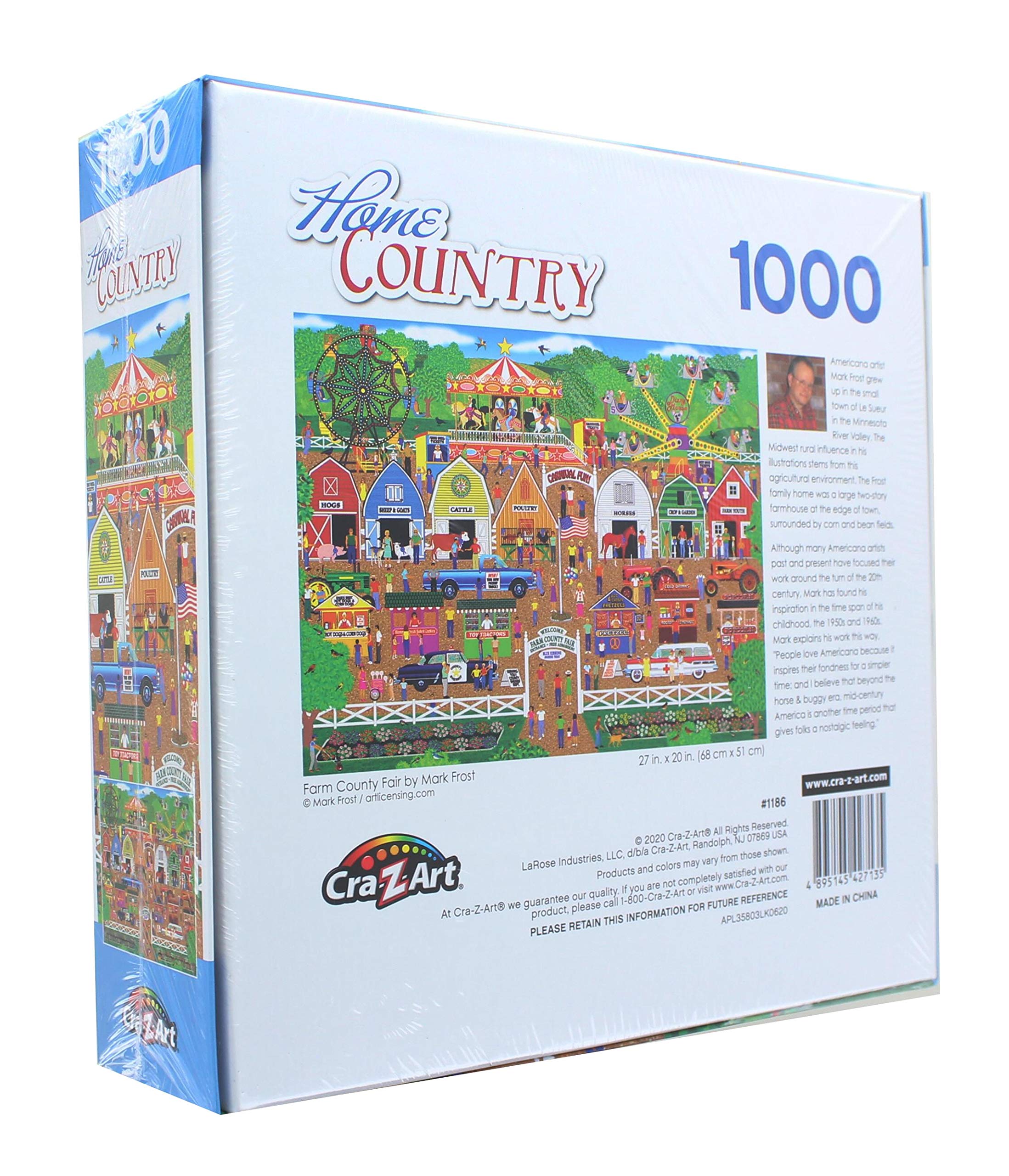 Foto 5 pulgar | Rompecabezas Roseart Home Country Farm County Fair 1000 Piezas - Venta Internacional.