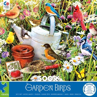 Foto 2 | Rompecabezas Ceaco Garden Birds 500 Piezas - Venta Internacional.