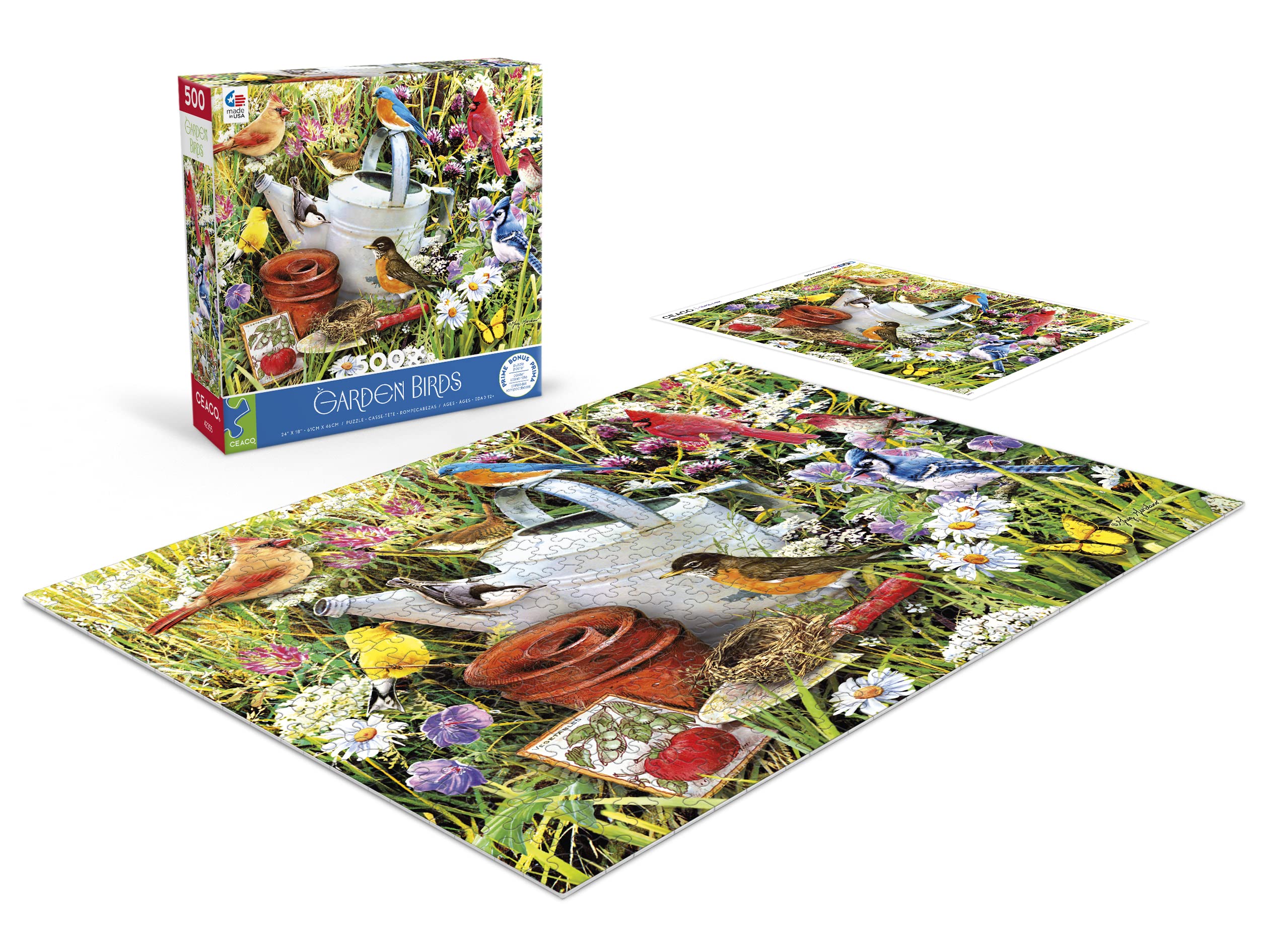 Foto 5 pulgar | Rompecabezas Ceaco Garden Birds 500 Piezas - Venta Internacional.