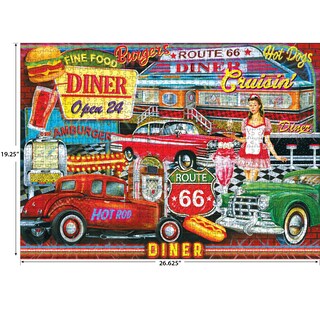 Foto 3 | Rompecabezas Roseart Kodak Premium 50's Diner 1000 Piezas - Venta Internacional.