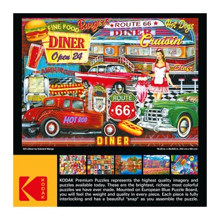 Foto 5 | Rompecabezas Roseart Kodak Premium 50's Diner 1000 Piezas - Venta Internacional.