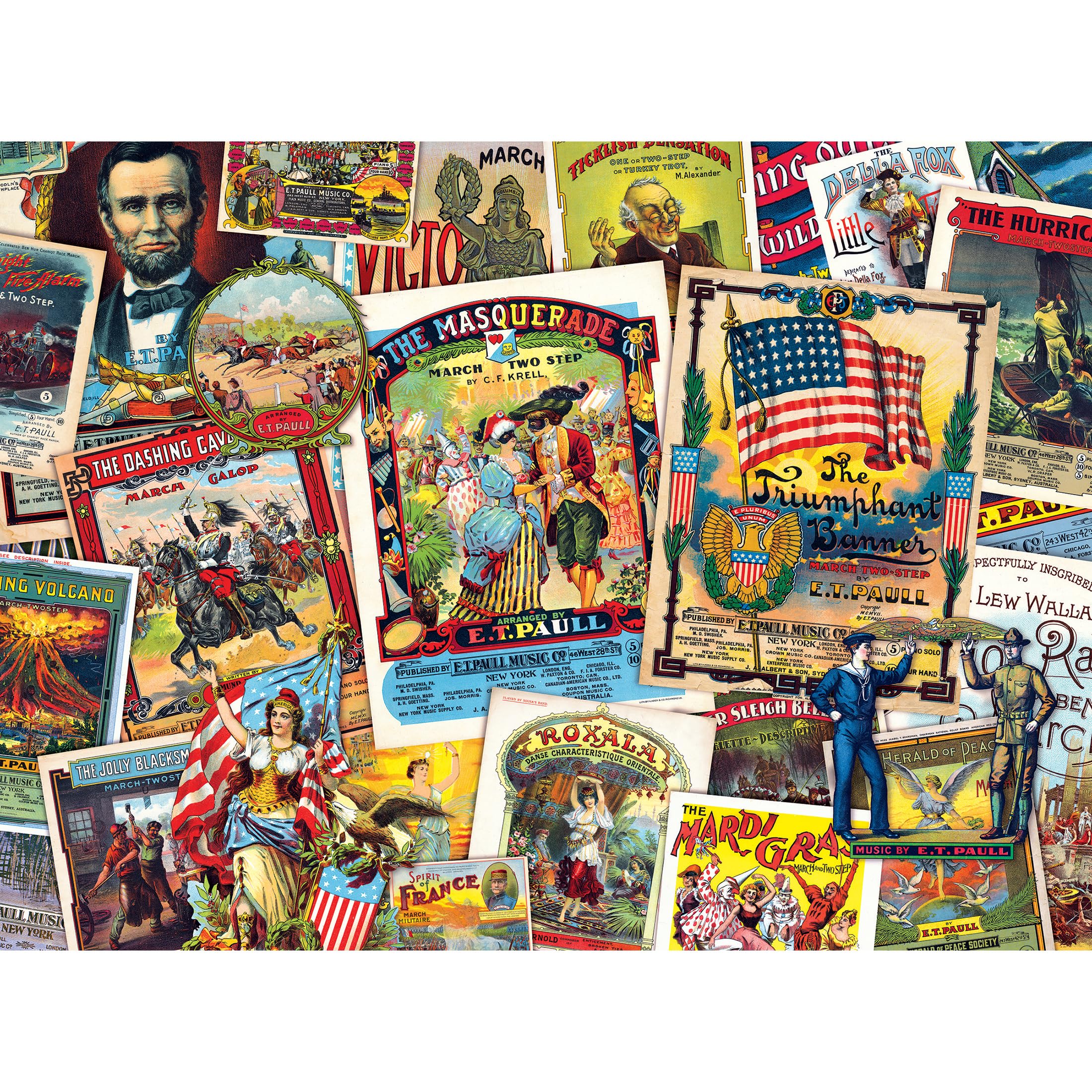 Foto 1 | Rompecabezas Roseart Smithsonian E.t. Paul, Partitura, 1000 Piezas - Venta Internacional.