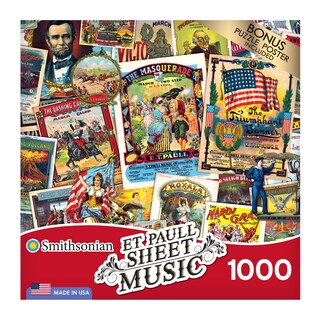 Foto 4 | Rompecabezas Roseart Smithsonian E.t. Paul, Partitura, 1000 Piezas - Venta Internacional.