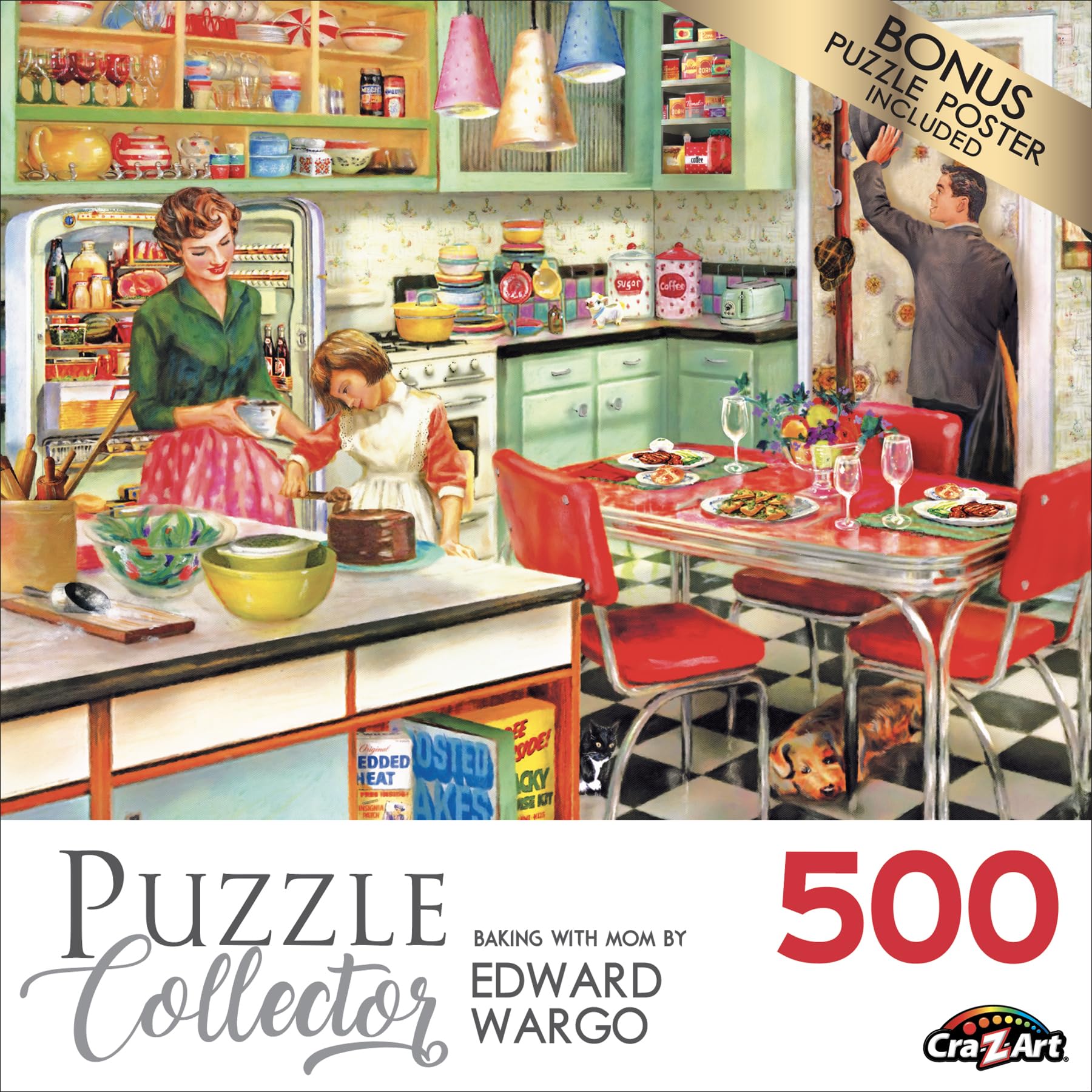 Foto 5 pulgar | Rompecabezas Roseart Puzzle Collector Baking With Mom, 500 Unidades - Venta Internacional.