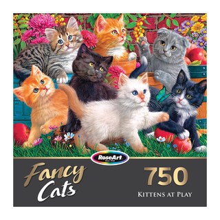 Foto 3 | Rompecabezas Roseart Fancy Cats Kittens At Play 750 Piezas - Venta Internacional.