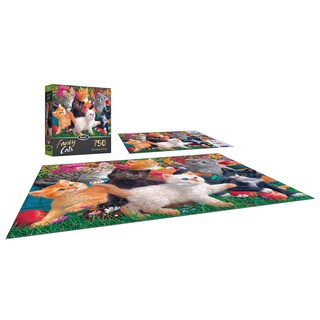 Foto 6 | Rompecabezas Roseart Fancy Cats Kittens At Play 750 Piezas - Venta Internacional.