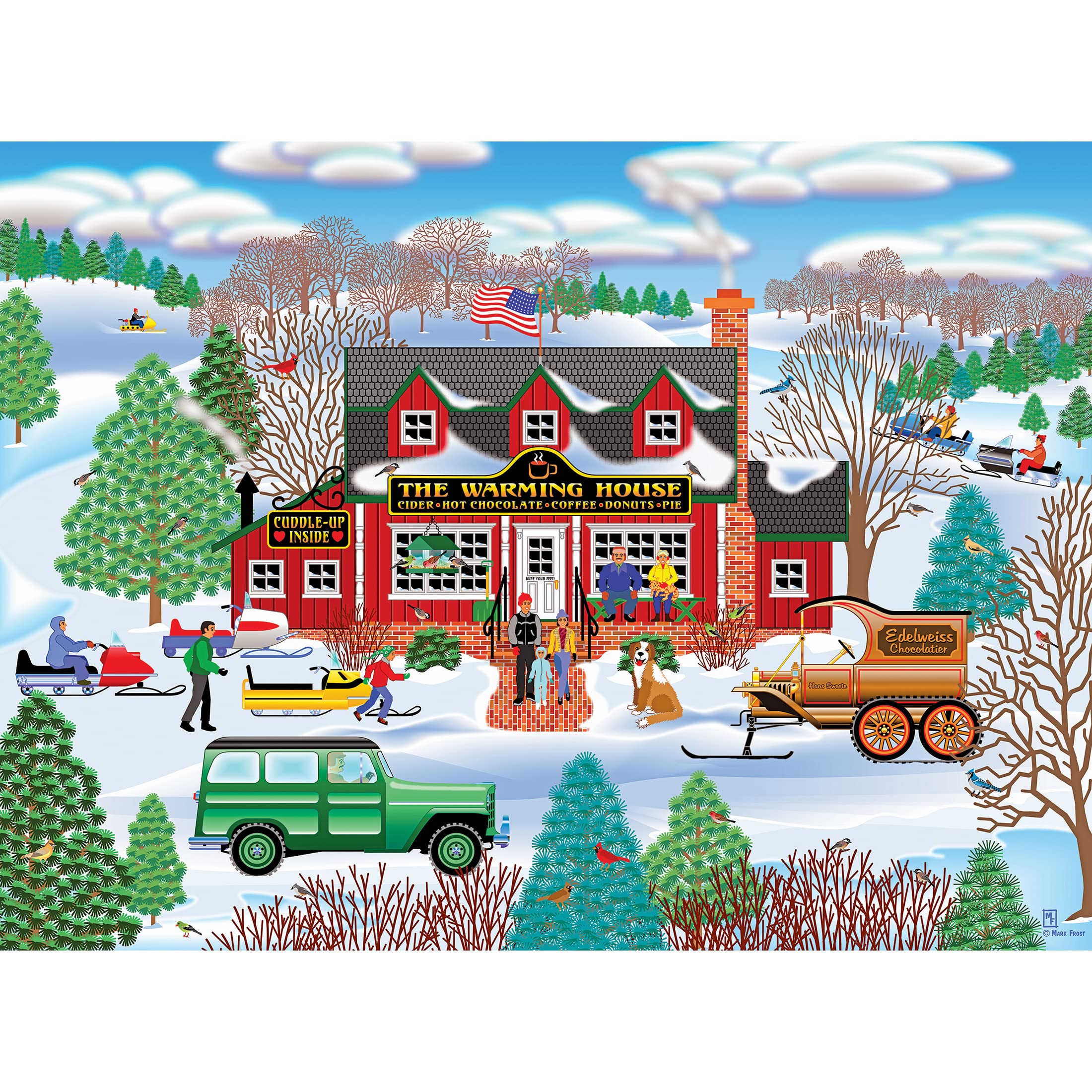 Foto 1 | Rompecabezas Roseart Home Country Warming House, 1000 Piezas - Venta Internacional.