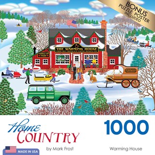 Foto 4 | Rompecabezas Roseart Home Country Warming House, 1000 Piezas - Venta Internacional.