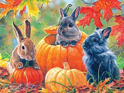 Foto 1 | Rompecabezas Roseart Abraham Hunter Pumpkin Patch, 500 Piezas - Venta Internacional.