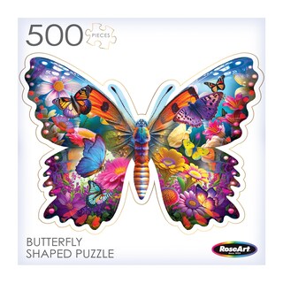 Foto 1 | Rompecabezas Roseart Beautiful Butterfly, 500 Piezas, Para Adultos - Venta Internacional.