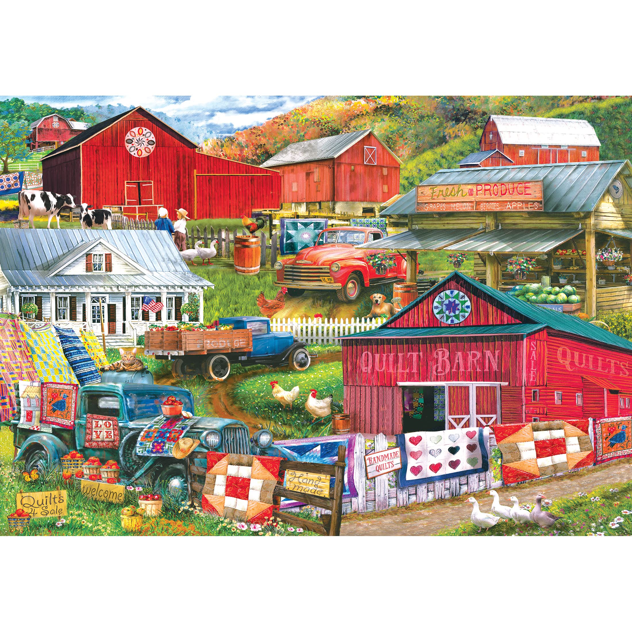 Foto 1 | Rompecabezas Roseart Kodak Premium Country Compilation 1500 Piezas - Venta Internacional.