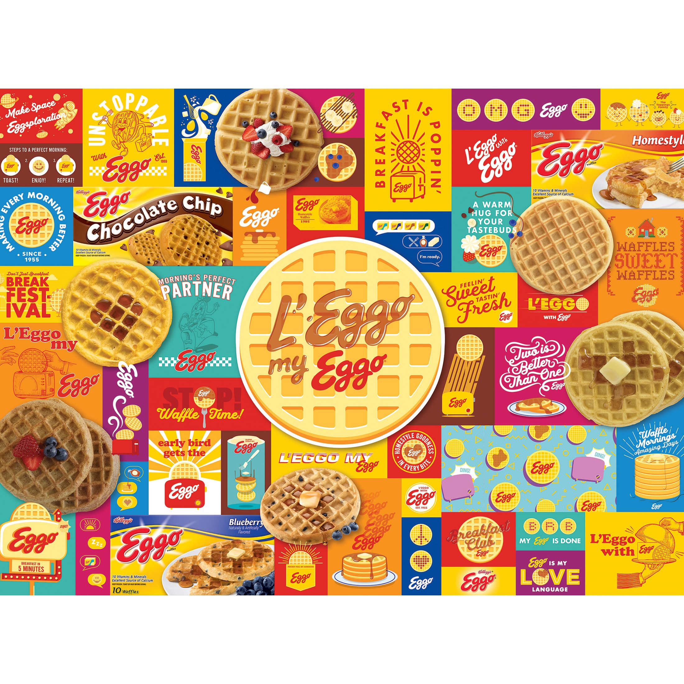 Foto 2 pulgar | Rompecabezas Roseart Kellogg's Leggo My Eggo 1000 Piezas - Venta Internacional.